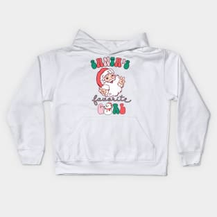 Santa's Favorite Girl Kids Hoodie